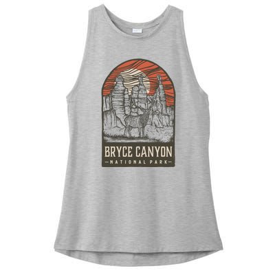 Bryce Canyon National Park Ladies PosiCharge Tri-Blend Wicking Tank