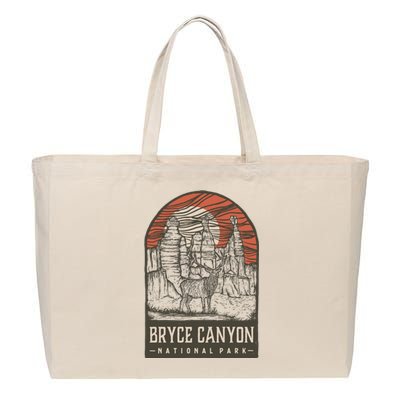 Bryce Canyon National Park Cotton Canvas Jumbo Tote