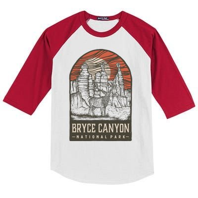 Bryce Canyon National Park Kids Colorblock Raglan Jersey