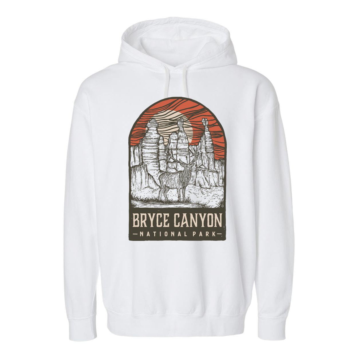 Bryce Canyon National Park Garment-Dyed Fleece Hoodie