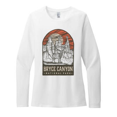 Bryce Canyon National Park Womens CVC Long Sleeve Shirt