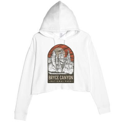 Bryce Canyon National Park Crop Fleece Hoodie