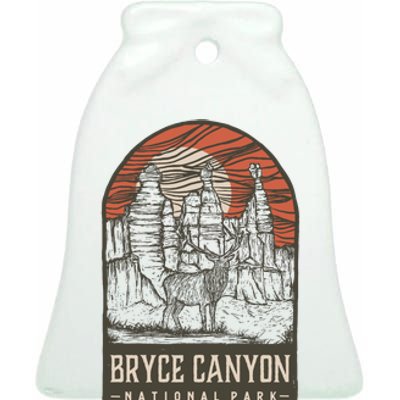 Bryce Canyon National Park Ceramic Bell Ornament