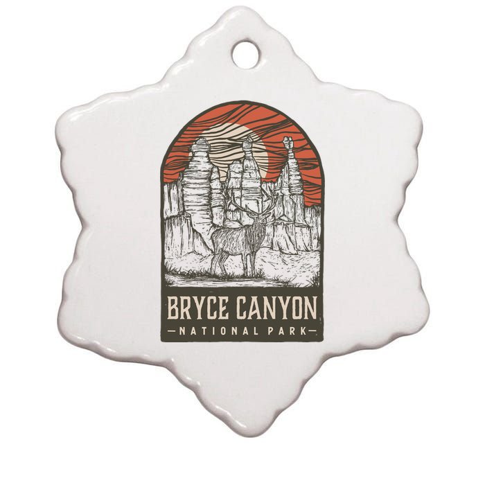 Bryce Canyon National Park Ceramic Star Ornament