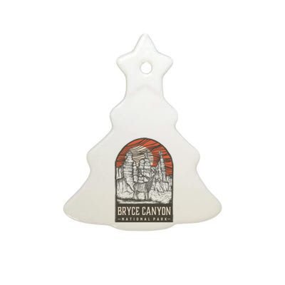 Bryce Canyon National Park Ceramic Tree Ornament