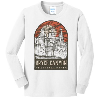 Bryce Canyon National Park Kids Long Sleeve Shirt