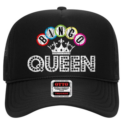 Bingo Casino Night Crown Bingo Queen Gift Trucker Hat