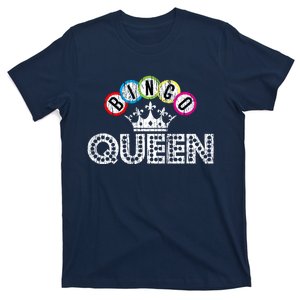 Bingo Casino Night Crown Bingo Queen Gift T-Shirt