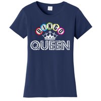 Bingo Casino Night Crown Bingo Queen Gift Women's T-Shirt