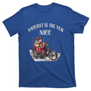 Biker Christmas Naughty Is The New Nice Funny Motorcycle Cute Gift T-Shirt