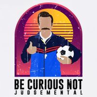 Be Curious Not Judgemental Football Funny Sustainable Bucket Hat
