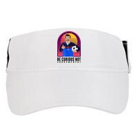 Be Curious Not Judgemental Football Funny Adult Drive Performance Visor