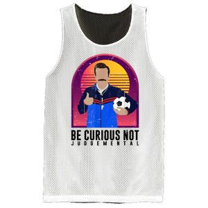 Be Curious Not Judgemental Football Funny Mesh Reversible Basketball Jersey Tank