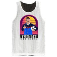 Be Curious Not Judgemental Football Funny Mesh Reversible Basketball Jersey Tank