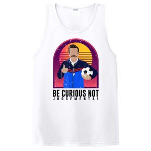 Be Curious Not Judgemental Football Funny PosiCharge Competitor Tank