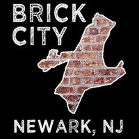 Brick City Newark NJ City New Jersey Map graphic T-Shirt