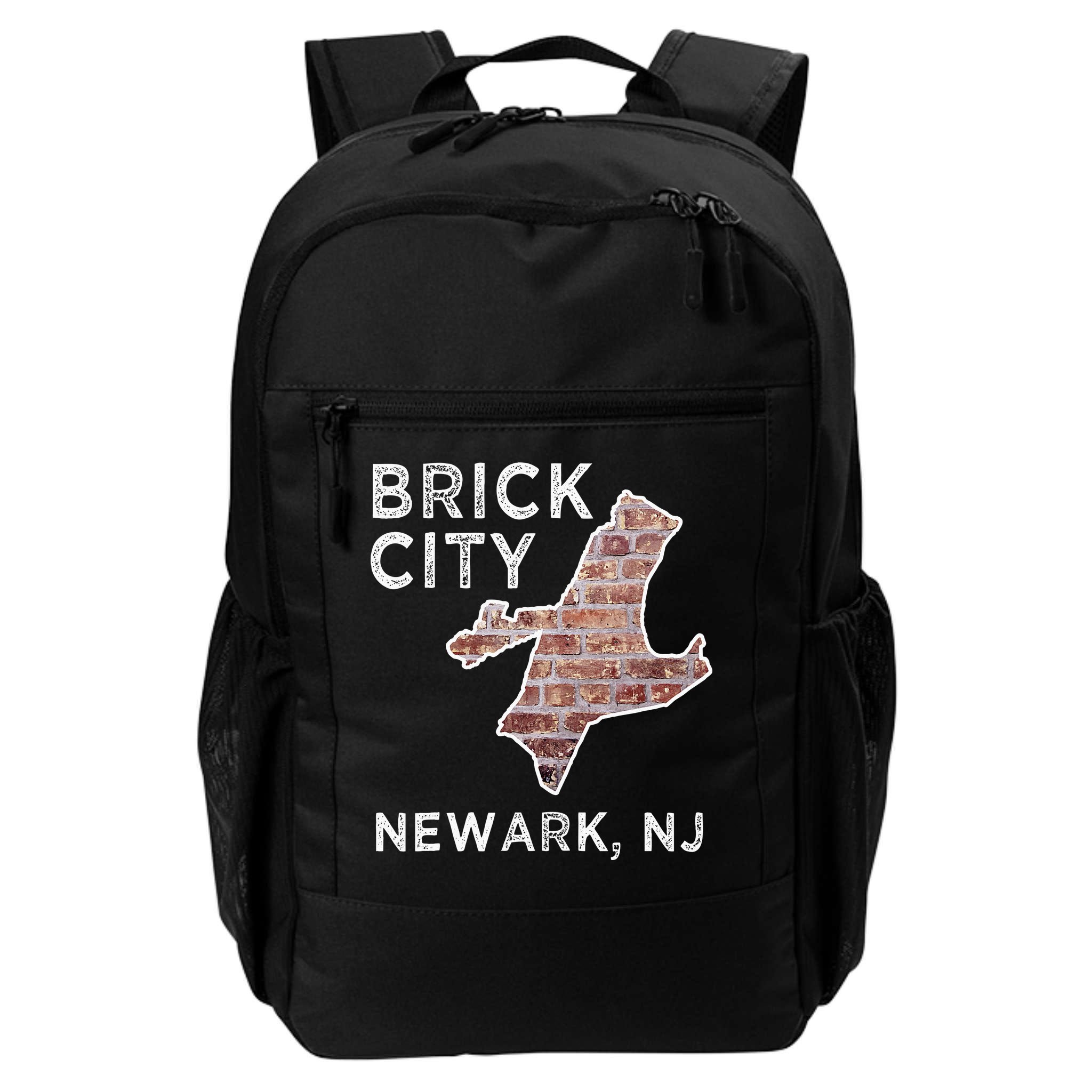 Brick City Newark NJ City New Jersey Map graphic Backpack