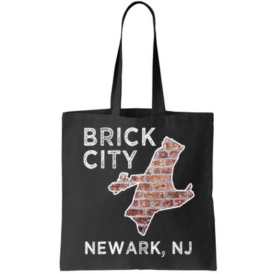 Brick City Newark NJ City New Jersey Map graphic Bag