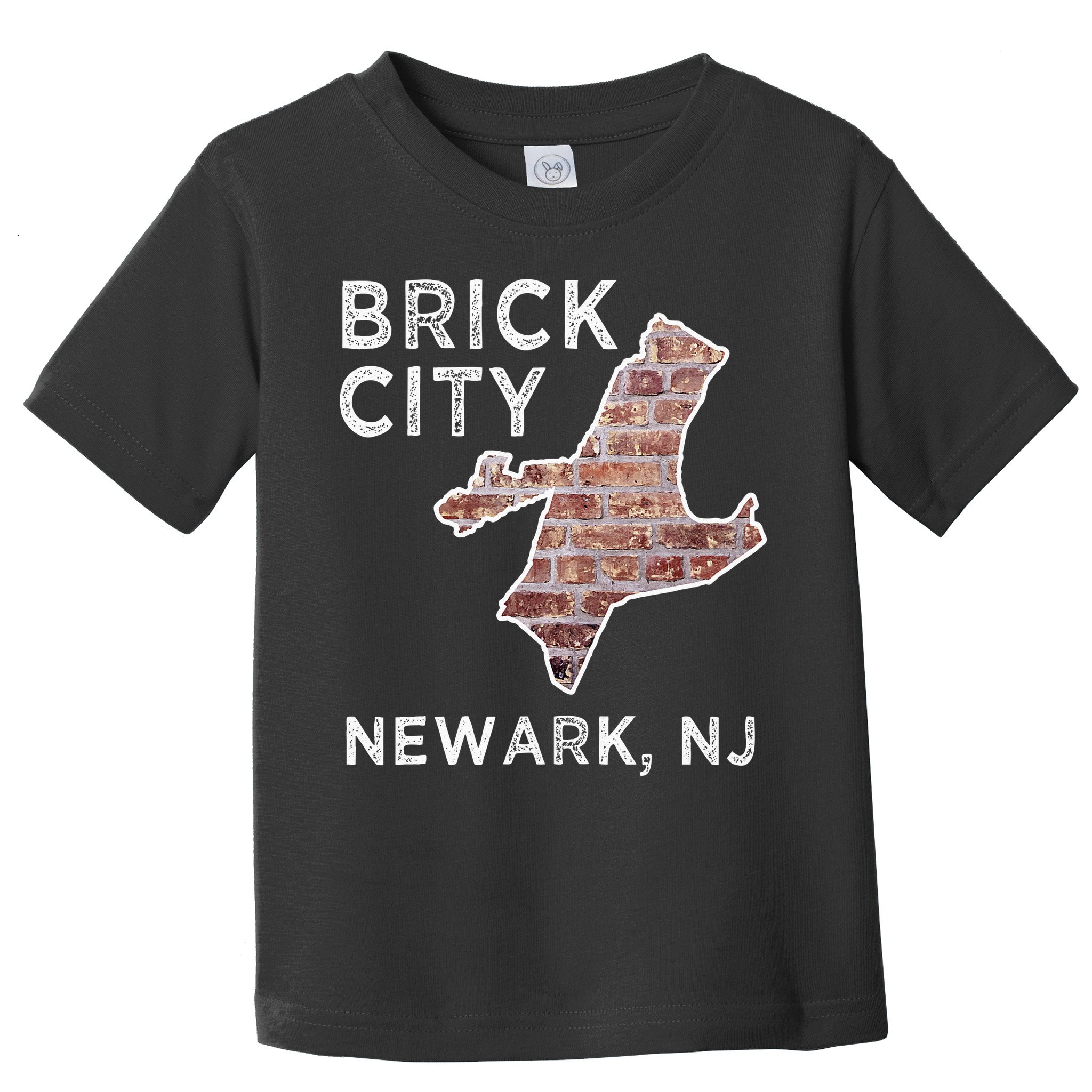 Brick City Newark NJ City New Jersey Map graphic Toddler T-Shirt
