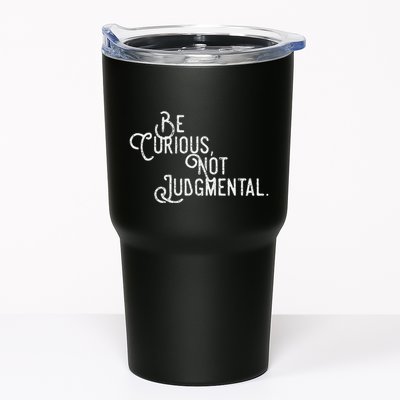 Be Curious Not Judgemental Inspirational Vintage Tumbler