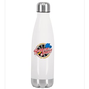 Be Curious Not Judgemental Inspirational Barbecue Sauce Stainless Steel Insulated Water Bottle