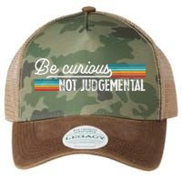 Be Curious Not Judgemental Motivation Inspirational Legacy Tie Dye Trucker Hat