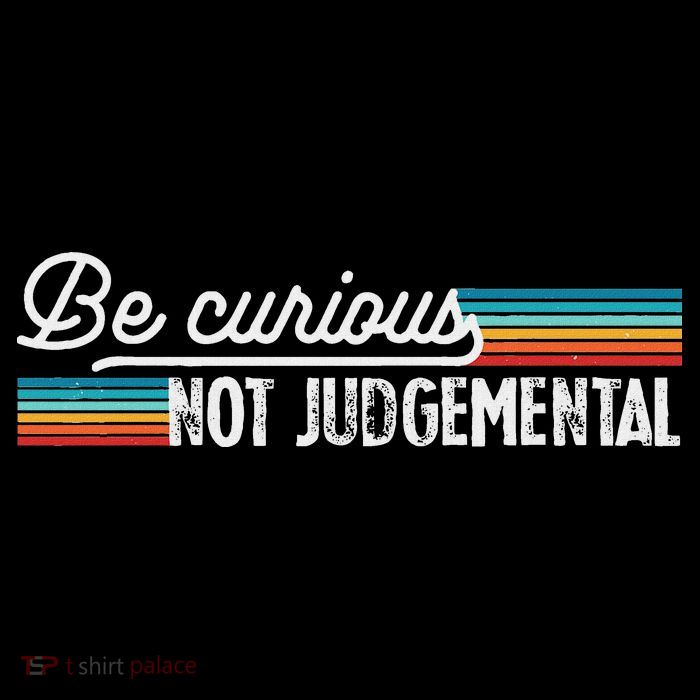 Be Curious Not Judgemental Motivation Inspirational Cropped Pullover Crew