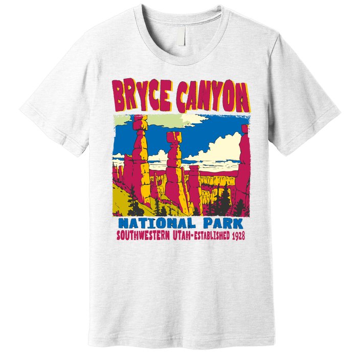 Bryce Canyon National Park Hoodoos Vintage Premium T-Shirt