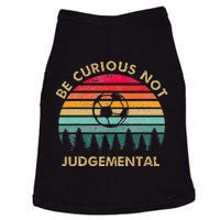 Be Curious Not Judgemental Inspirational Vintage Doggie Tank