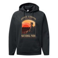 Bryce Canyon National Park Us Utah State Performance Fleece Hoodie