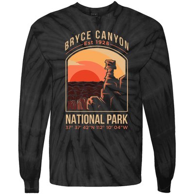 Bryce Canyon National Park Us Utah State Tie-Dye Long Sleeve Shirt