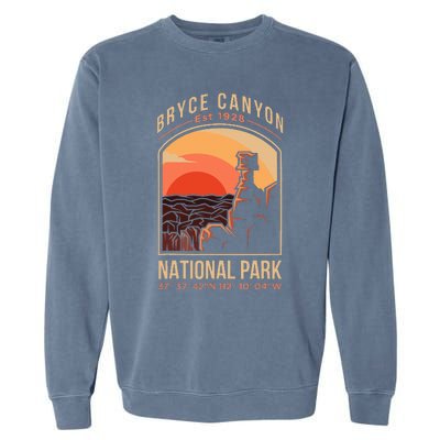 Bryce Canyon National Park Us Utah State Garment-Dyed Sweatshirt