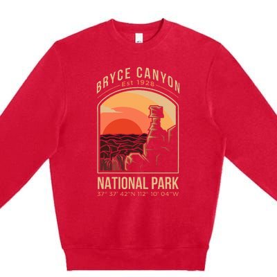 Bryce Canyon National Park Us Utah State Premium Crewneck Sweatshirt