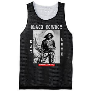 Black Cowboy Nat Love African American Cowboys Black History Mesh Reversible Basketball Jersey Tank