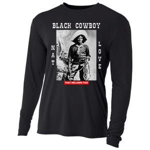 Black Cowboy Nat Love African American Cowboys Black History Cooling Performance Long Sleeve Crew