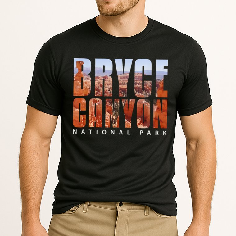 Bryce Canyon National Park Souvenir Gift Camping Hiking Cooling Performance Crew T-Shirt