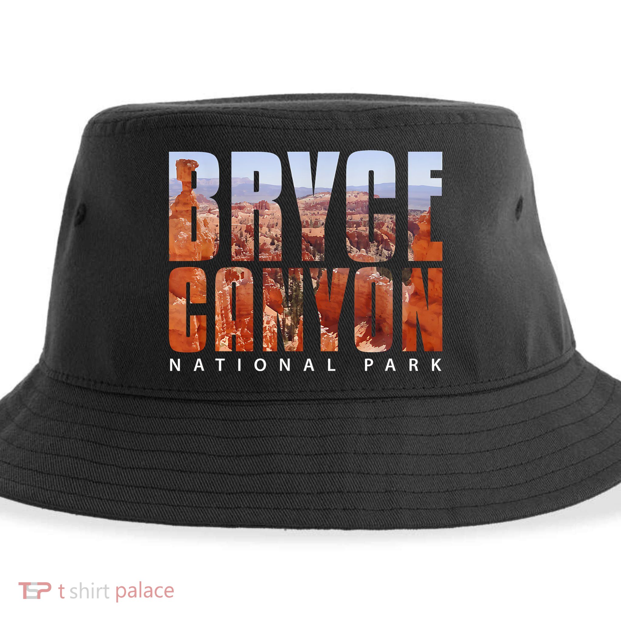 Bryce Canyon National Park Souvenir Gift Camping Hiking Sustainable Bucket Hat