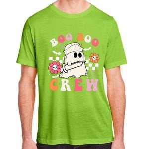 Boo Crew Nurse Halloween Outfits For Women Groovy Adult ChromaSoft Performance T-Shirt