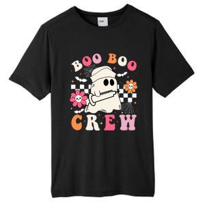 Boo Crew Nurse Halloween Outfits For Women Groovy Tall Fusion ChromaSoft Performance T-Shirt