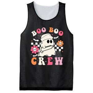 Boo Crew Nurse Halloween Outfits For Women Groovy Mesh Reversible Basketball Jersey Tank