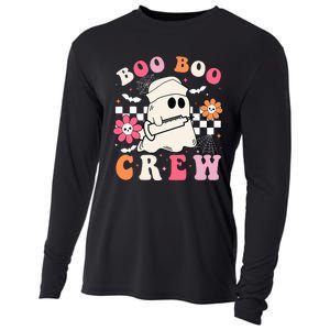 Boo Crew Nurse Halloween Outfits For Women Groovy Cooling Performance Long Sleeve Crew