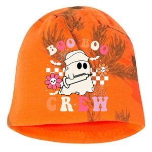 Boo Crew Nurse Halloween Outfits For Women Groovy Kati - Camo Knit Beanie