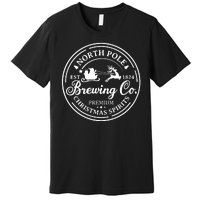 Brewing Co North Pole Christmas Spirits Premium T-Shirt