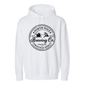 Brewing Co North Pole Christmas Spirits Garment-Dyed Fleece Hoodie