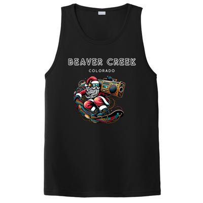 Beaver Creek New Colorado Cool Snowboard Christmas Santa Gift PosiCharge Competitor Tank