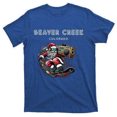 Beaver Creek New Colorado Cool Snowboard Christmas Santa Gift T-Shirt