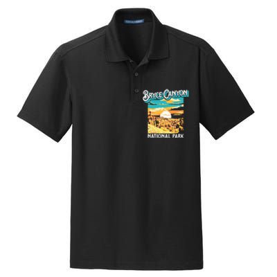 Bryce Canyon National Park Utah Hoodoos Dry Zone Grid Polo