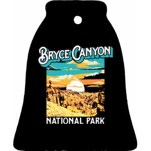 Bryce Canyon National Park Utah Hoodoos Ceramic Bell Ornament