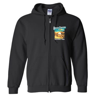 Bryce Canyon National Park Utah Hoodoos Full Zip Hoodie