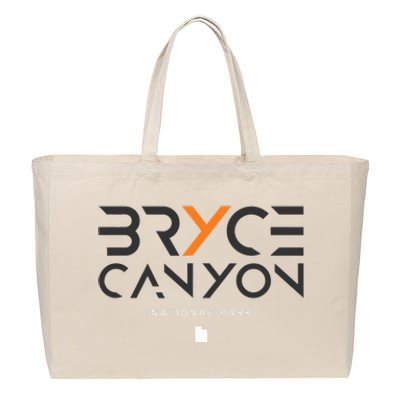 Bryce Canyon National Park Utah Tonal Cotton Canvas Jumbo Tote